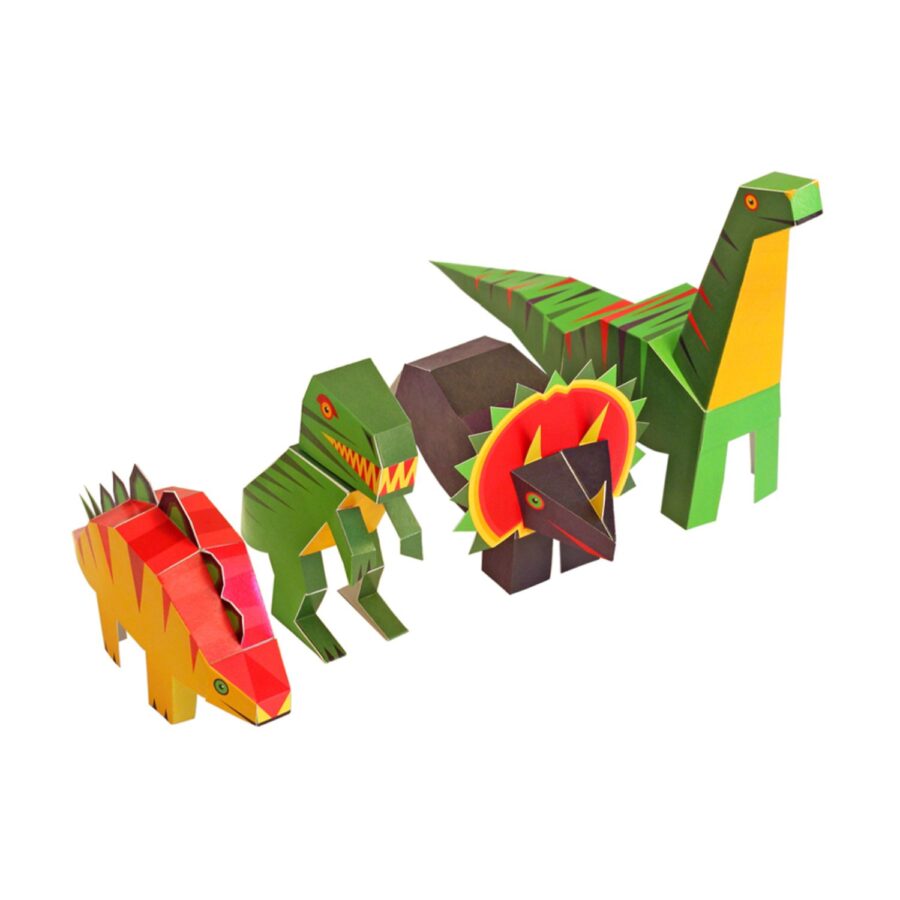 dinossauros de papel
