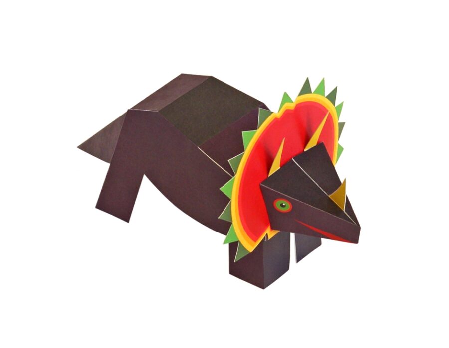 dinossauros de papel