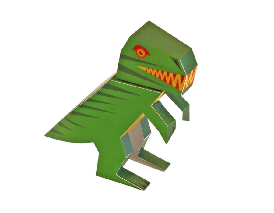 dinossauros de papel
