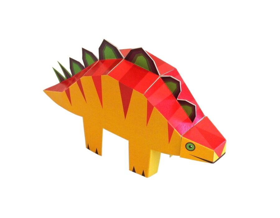 dinossauros de papel